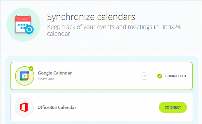 How to connect MS Office365 Calendar to Bitrix24 Calendar